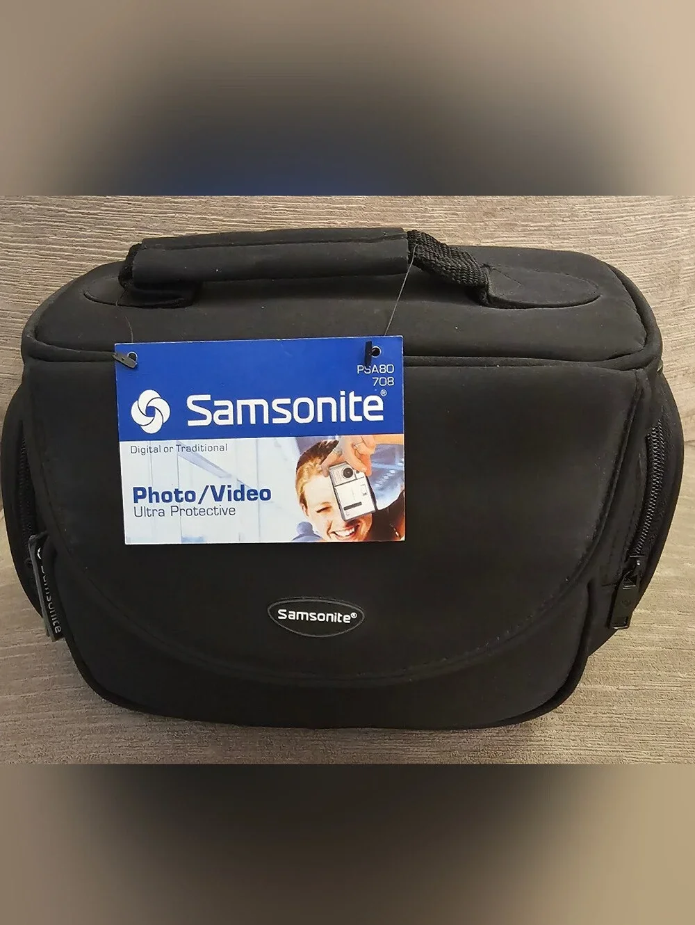 NWT Black Samsonite Camera Photo/Video Case Bag PSA80/708